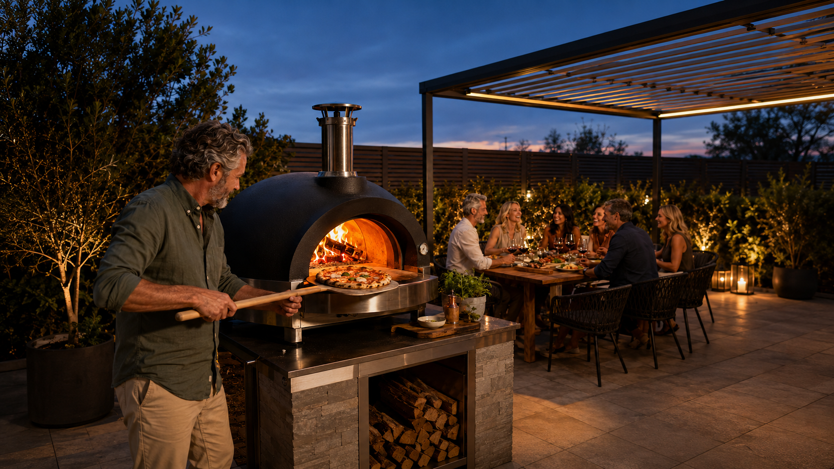 Outdoor Entertaining collection hero -- premium outdoor living by The Yard Retreat